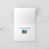 魔女と黒猫がハロウィーン葉カードを掻く カード (内部)