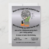 魔女と黒猫の招待状 招待状 (正面)