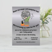 魔女と黒猫の招待状 招待状 (スタンド正面)