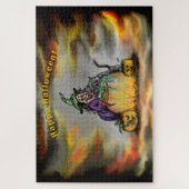 魔女と黒猫ハッピーハローウィン! ジグソーパズル (縦)