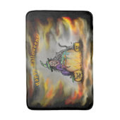 魔女と黒猫ハッピーハローウィン! バスマット (正面縦)