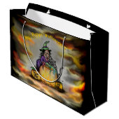 魔女と黒猫ハッピーハローウィン! ラージペーパーバッグ (裏面アングル)