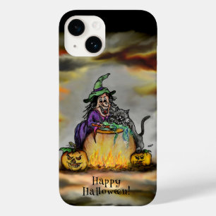 魔女と黒猫ハッピーハローウィン! Case-Mate iPhone 14ケース