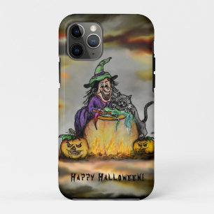 魔女と黒猫ハッピーハローウィン! iPhone 11 PROケース