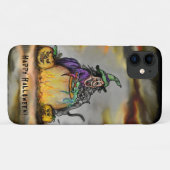 魔女と黒猫ハッピーハローウィン! Case-Mate iPhoneケース (裏面(横))