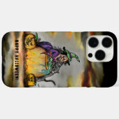 魔女と黒猫ハッピーハローウィン! Case-Mate iPhoneケース (裏面 (横))