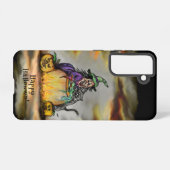 魔女と黒猫ハッピーハローウィン! SAMSUNG GALAXYケース (裏面横)