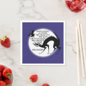 魔女と黒猫引用文 スタンダードカクテルナプキン (インサイチュ)