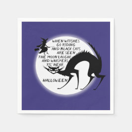 魔女と黒猫引用文 スタンダードカクテルナプキン