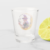 魔女と黒猫 ショットグラス (裏面)