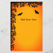 魔女と黒猫、ハロウィンおめでとう！ チラシ (裏面)