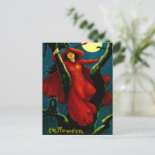 魔女と黒猫 ポストカード (スタンド正面)