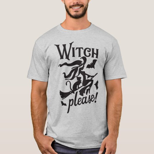 魔女と黒猫：魅惑の相棒 Tシャツ (正面)