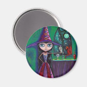 魔女と《鳥》ハヤブサドラゴン マグネット (正面/裏面)