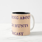 魔女についての事魔女狩りポッドキャストマグ ツートーンマグカップ (正面右)