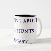 魔女についての事魔女狩りポッドキャストマグ ツートーンマグカップ (正面右)