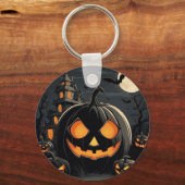 魔女になることは最高の今夜の賛辞だ。 キーホルダー (裏面)