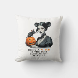 魔女になることは最高の今夜の賛辞だ。 クッション