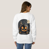 魔女になることは最高の今夜の賛辞だ。 スウェットシャツ (裏面フル)