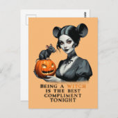 魔女になることは最高の今夜の賛辞だ。 ポストカード (正面/裏面)