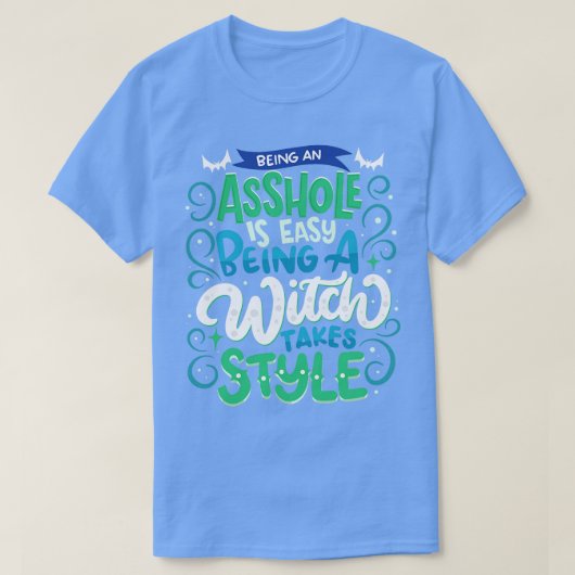 魔女になるとハロウィンスタイル Tシャツ (デザイン正面)