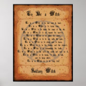 魔女になる ポスター (正面)