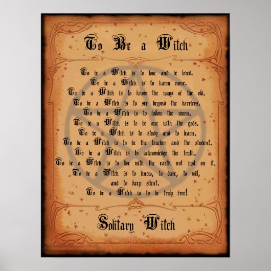 魔女になる ポスター (正面)