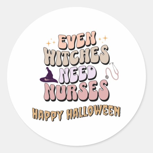 魔女にもナース ラウンドシール (正面)