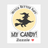 魔女にキャンディーを取られたくない! シール (シート)