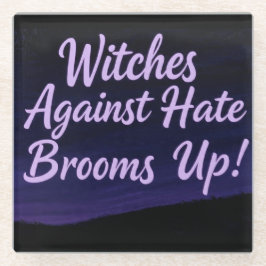 魔女に憎まれ ガラスコースター