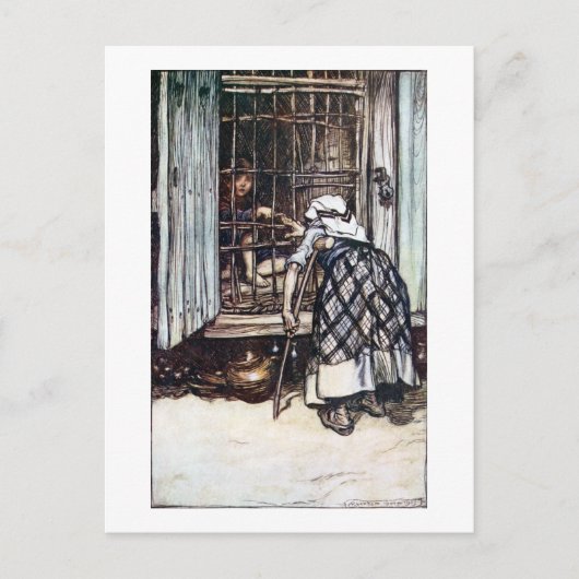 魔女に檻を出されたハンゼル ポストカード (正面)