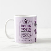 魔女に焦点を合わせるためにコーヒーが必要なHocus Pocus コーヒーマグカップ (左)