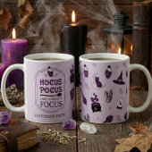 魔女に焦点を合わせるためにコーヒーが必要なHocus Pocus コーヒーマグカップ