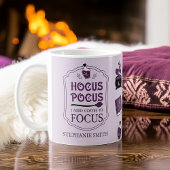 魔女に焦点を合わせるためにコーヒーが必要なHocus Pocus コーヒーマグカップ