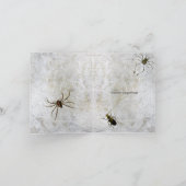 魔女のおもしろい脚の悪いハロウィーン カード (内部)