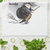 魔女のお皿 キッチンタオル (折り畳み)