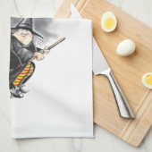 魔女のお皿 キッチンタオル (四つ折り)