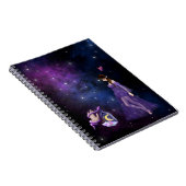 魔女のための難解な魔術マジック紫の贈り物 ノートブック (右側)