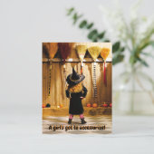 魔女のほうきえらび インビテーションポストカード (スタンド正面)