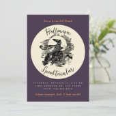 魔女のほうき ハロウィーンスペクタキュラー衣装パーティー 招待状 (スタンド正面)