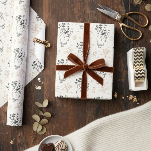 魔女のようなボヘミア人 ラッピングペーパー