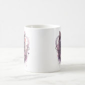 魔女のような黒猫ちゃん  コーヒーマグカップ (中央)