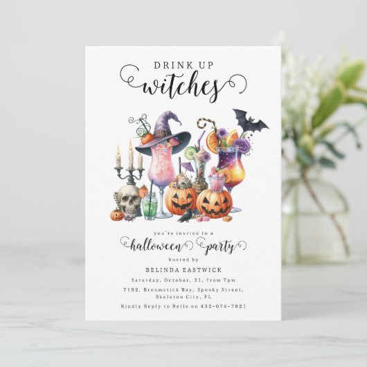 魔女のカクテルを飲む 招待状 (スタンド正面)