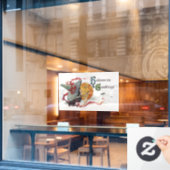 魔女のキス : ハロウィンのランタン ウィンドウサイン (カフェ窓)