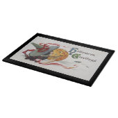 魔女のキス:ハロウィーンのハロウィーンのカボチャのちょうちん カッティングボード (角)