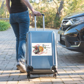 魔女のキス：ハロウィーンのハロウィーンのカボチャのちょうちん シール (スーツケースインサイチュ)