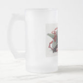 魔女のキス:ハロウィーンのハロウィーンのカボチャのちょうちん フロストグラスビールジョッキ (左)