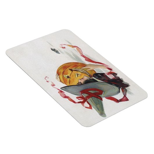 魔女のキス：ハロウィーンのハロウィーンのカボチャのちょうちん マグネット (右側)