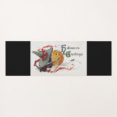 魔女のキス：ハロウィーンのハロウィーンのカボチャのちょうちん ヨガマット (裏面(横))