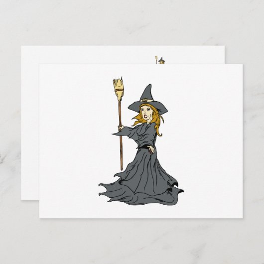魔女のキャスティングスペル ポストカード (正面/裏面)